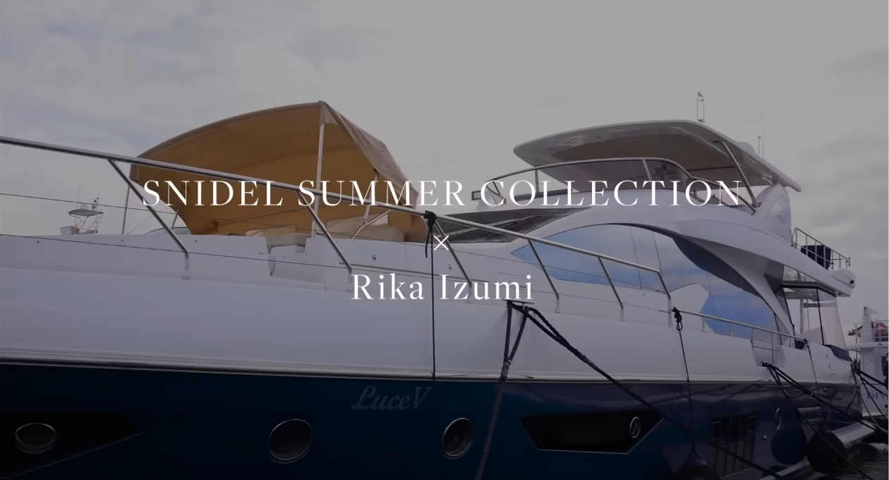 SNIDEL　2023 SUMMER COLLECTION　船舶撮影　スチール撮影｜ジール撮影事業部