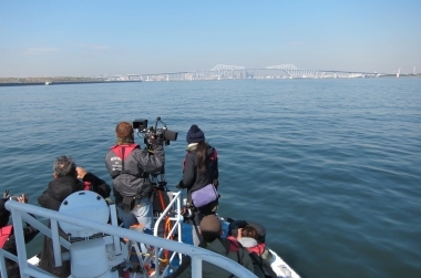 ジール撮影事業部　カメラ船を使用した映画撮影