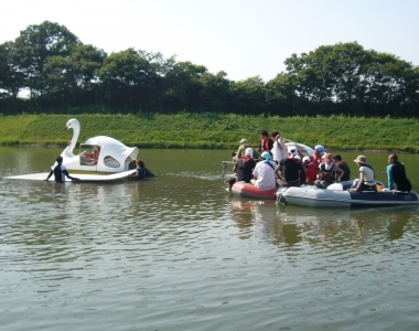 湖や沼などでの水上撮影